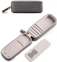 Small Leather Travel Jewelry Case