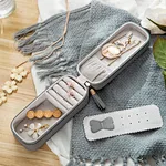 Small Leather Travel Jewelry Case